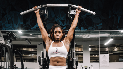 Woman working out