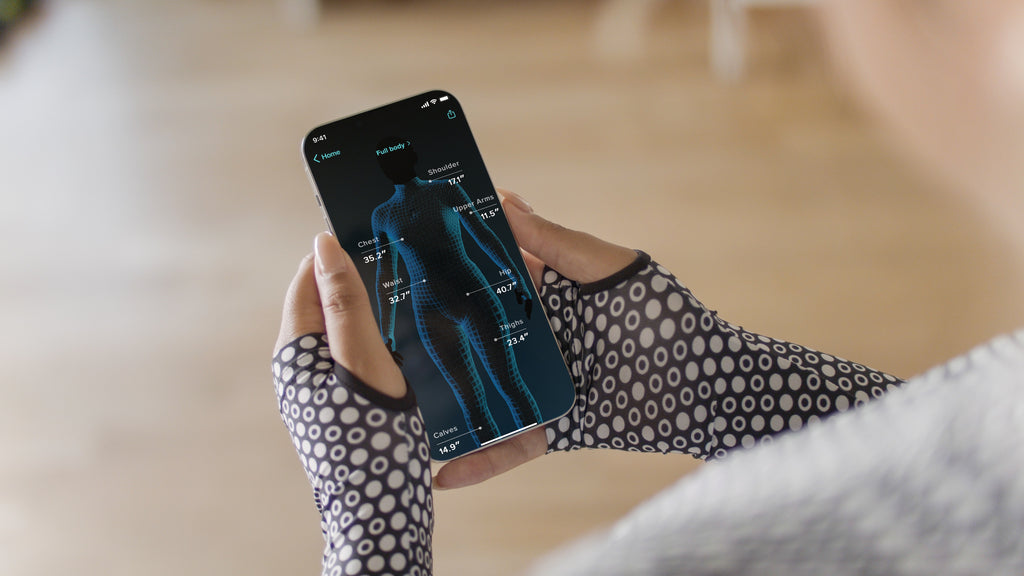 User checks out their ZOZOFIT app data